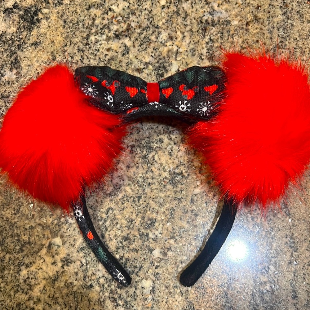Christmas Pom Pom Disney Ears